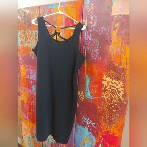 Elegant Black Sleeveless Dress